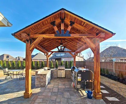 Forever Redwood - Thick Timber Toledo Wood Pavilions