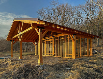 Forever Redwood - Thick Timber Toledo Wood Pavilions