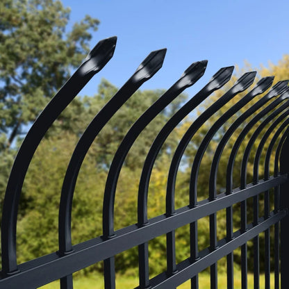 ALEKO - Commercial Grade 8-Panel Steel Fence Kit – Athens – 8x6 ft. Each