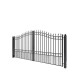 ALEKO - Steel Dual Swing Driveway Gate - LONDON Style - 12 x 6 Feet