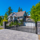 ALEKO - Steel Dual Swing Driveway Gate - PARIS Style - 18 x 6 Feet