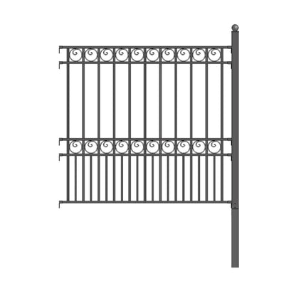 ALEKO - Steel Fence - PARIS Style - 8 x 5 Ft