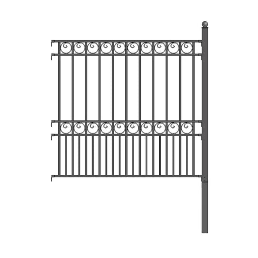 ALEKO - Steel Fence - PARIS Style - 8 x 5 Ft