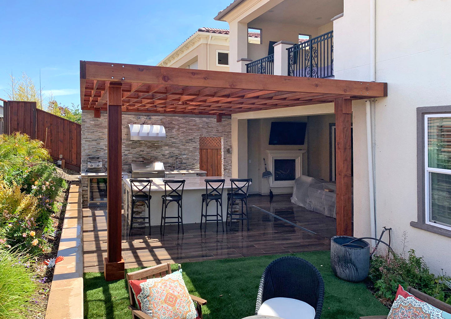 Forever Redwood - Silverado Modern Pergola