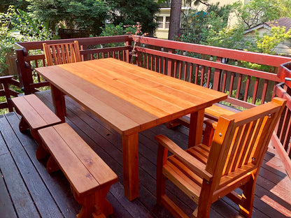 Forever Redwood - San Francisco Redwood Patio Table