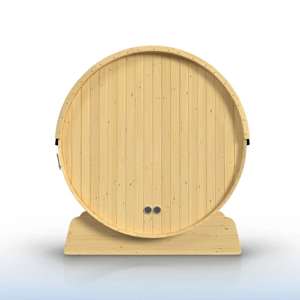 ALEKO - Anémona White Finland Pine Barrel Sauna - 3-4 Person