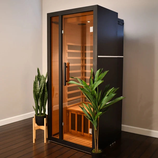 ALEKO - Oasis Hemlock Infrared Sauna - 1 Person