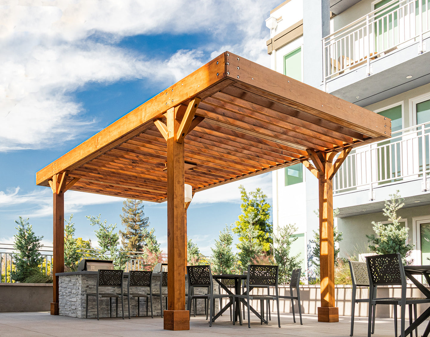 Forever Redwood - Silverado Modern Pergola