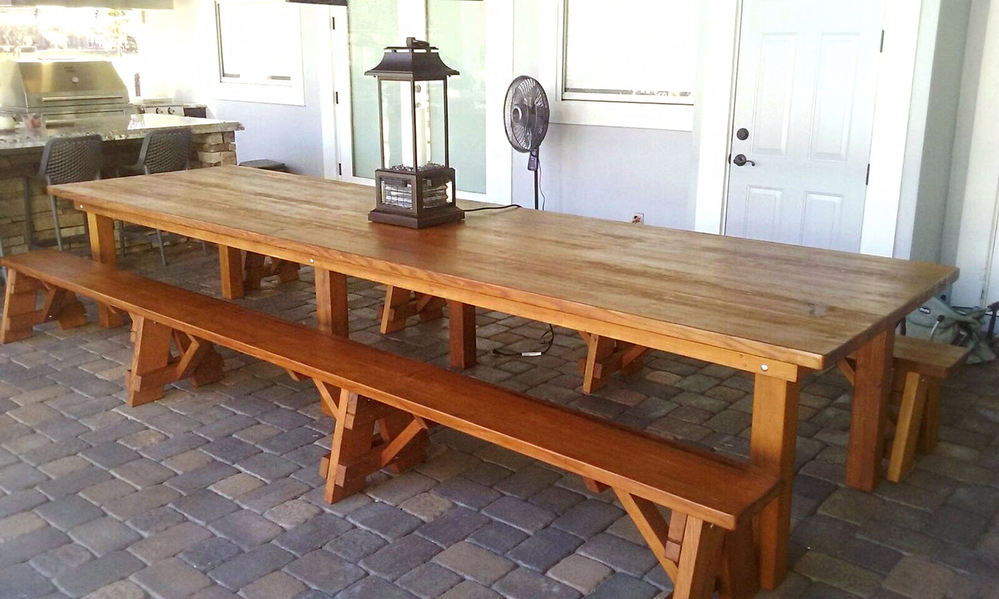 Forever Redwood - San Francisco Redwood Patio Table