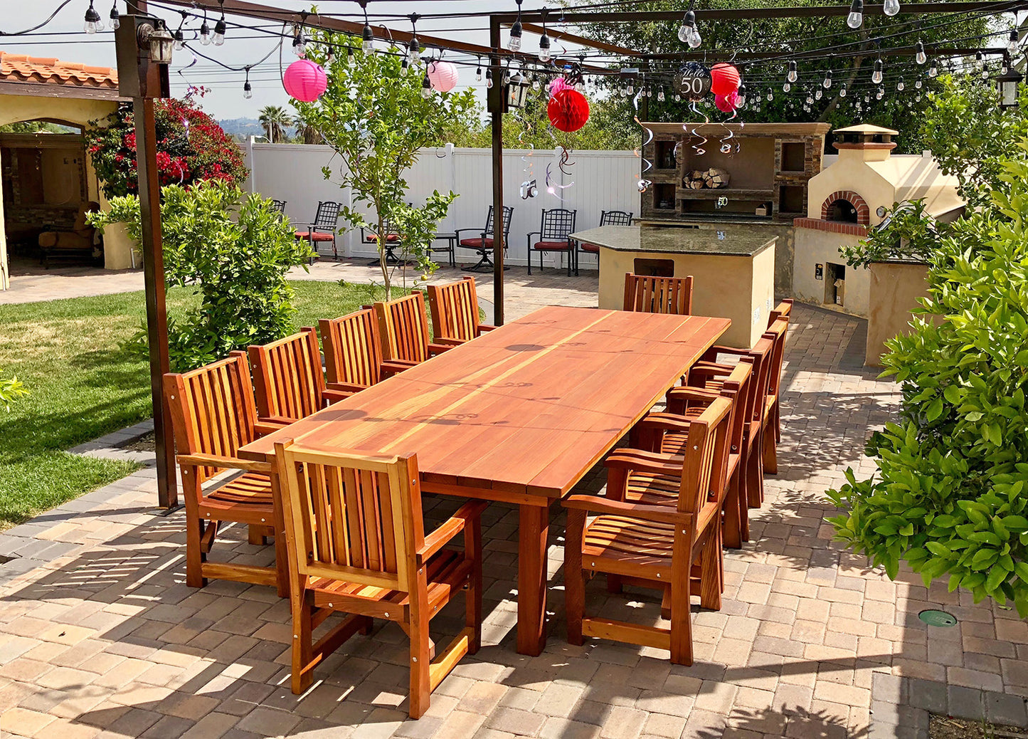 Forever Redwood - San Francisco Redwood Patio Table