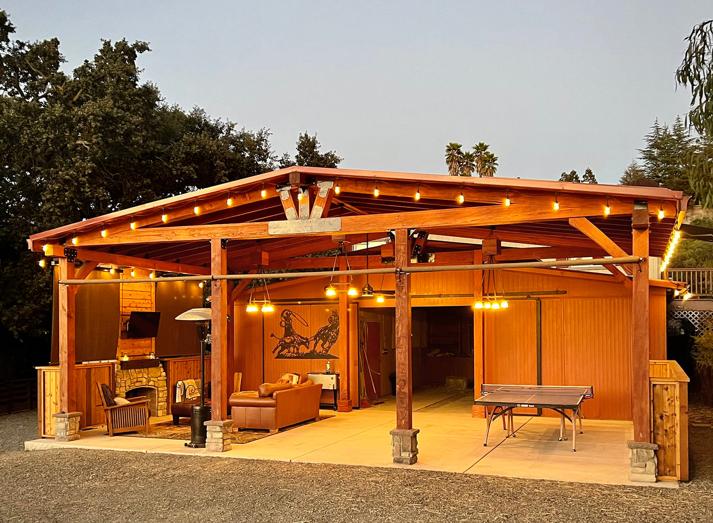 Forever Redwood - Thick Timber Toledo Wood Pavilions