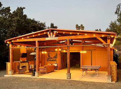 Forever Redwood - Thick Timber Toledo Wood Pavilions