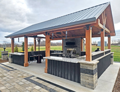 Forever Redwood - Thick Timber Toledo Wood Pavilions