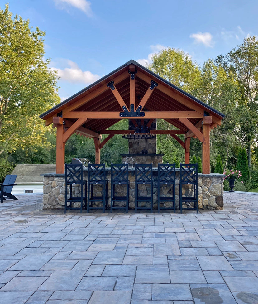 Forever Redwood - Thick Timber Toledo Wood Pavilions