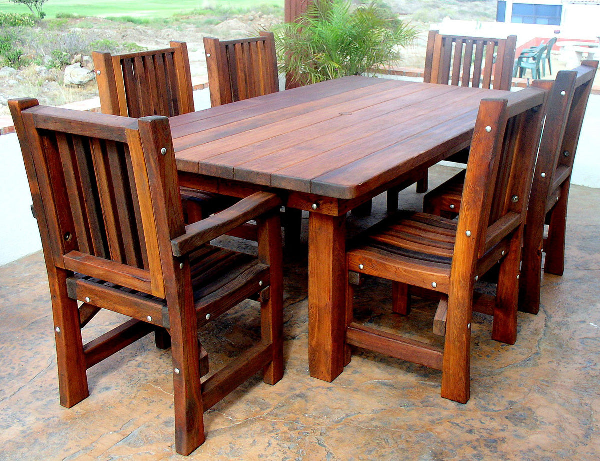 Forever Redwood - San Francisco Redwood Patio Table