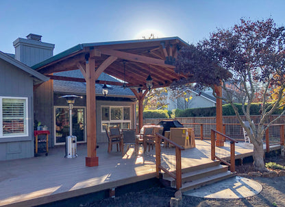 Forever Redwood - Thick Timber Toledo Wood Pavilions