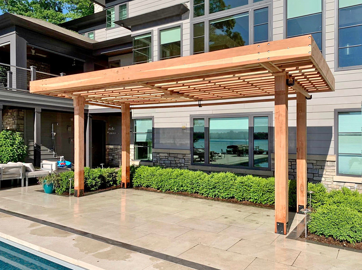 Forever Redwood - Silverado Modern Pergola