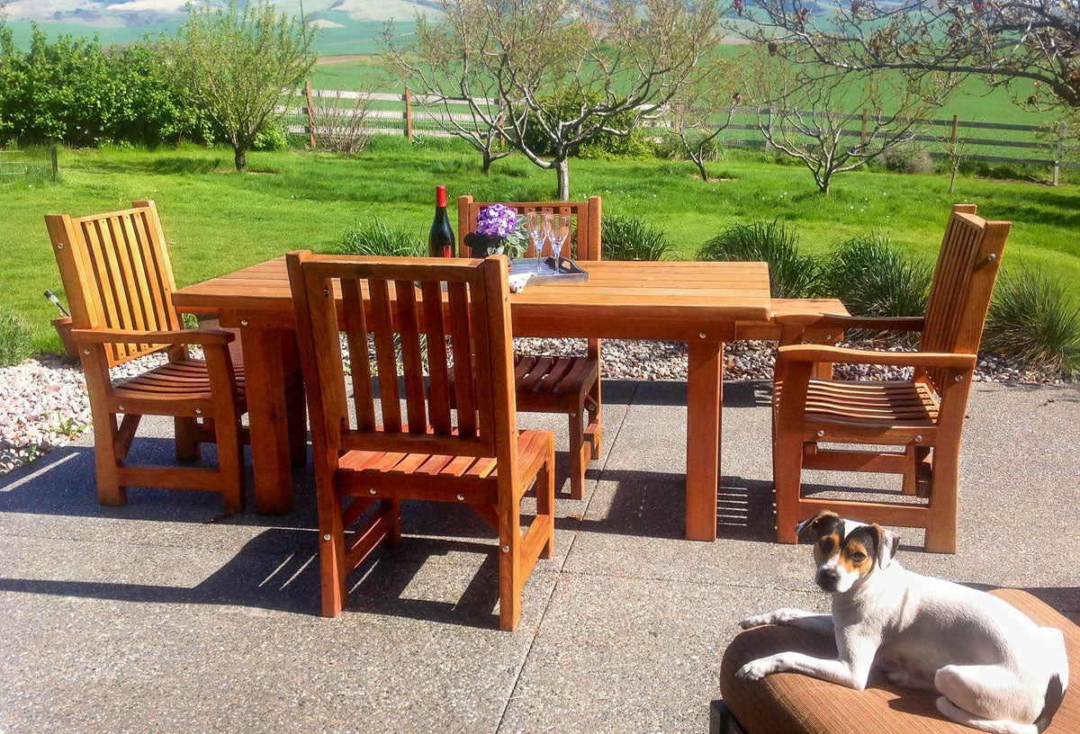 Forever Redwood - San Francisco Redwood Patio Table